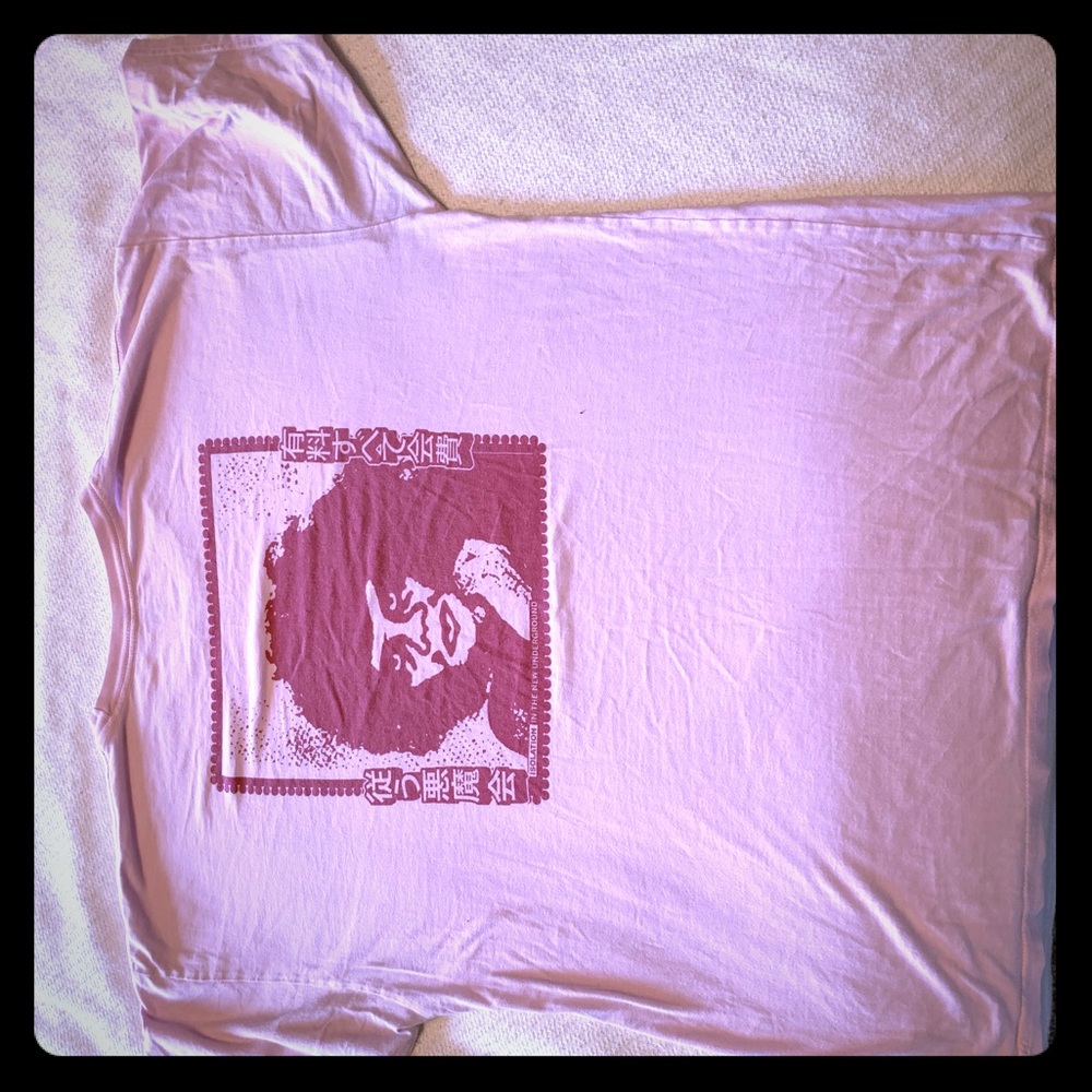 Obey t shirt pink